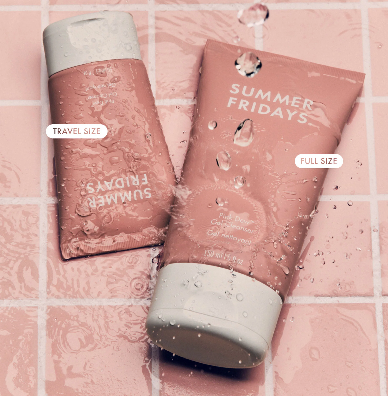 Pink Dew Gel Cleanser-summer Fridays