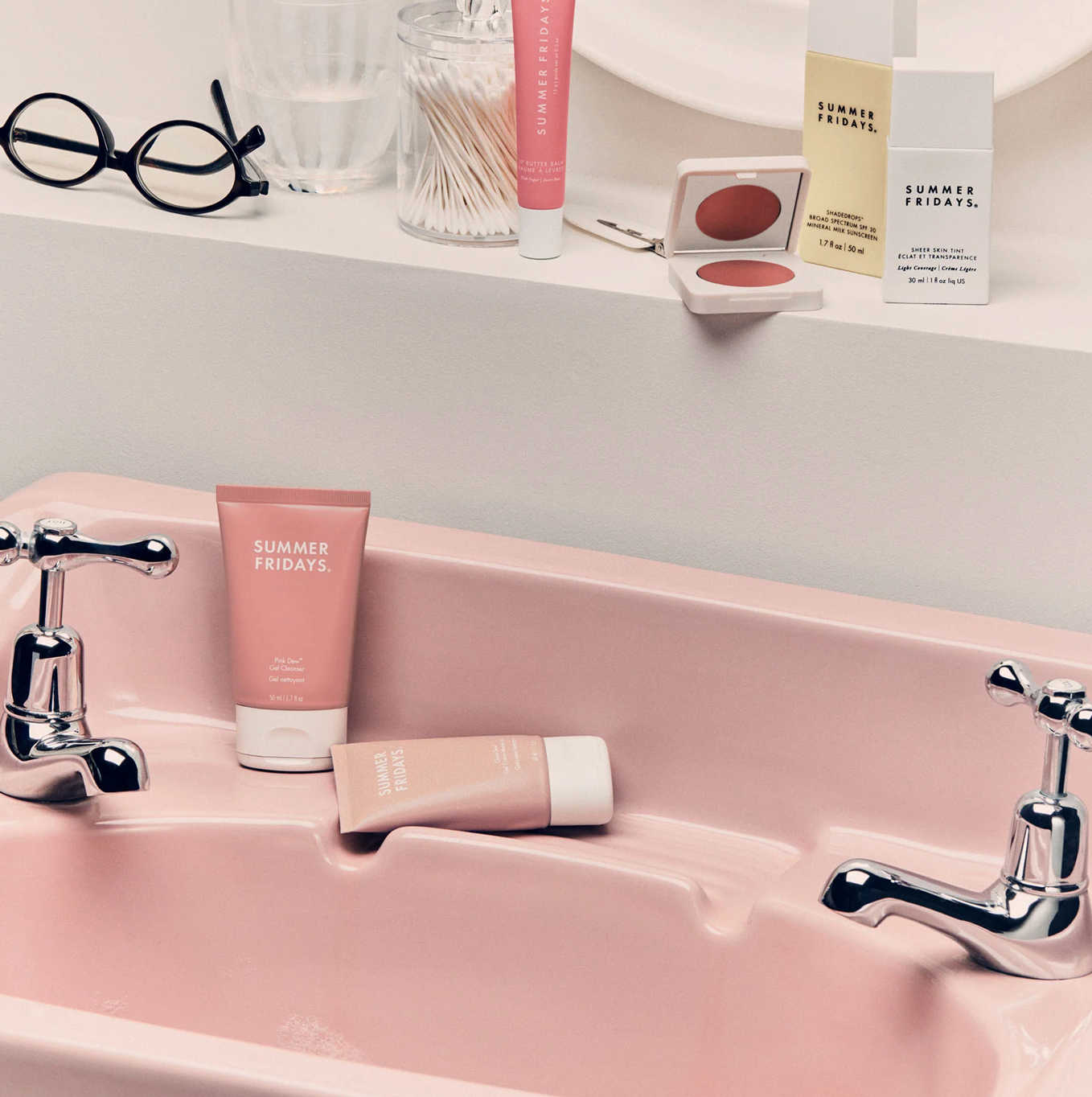 Pink Dew Gel Cleanser-summer Fridays