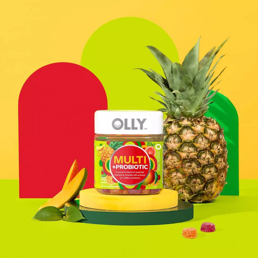 OLLY Probiotic + Prebiotic Gummies - Peachy Peach - 50ct