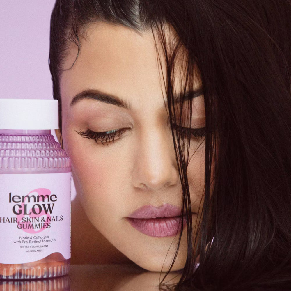 Lemme Glow Collagen Hair, Skin & Nails Gummies - 60ct