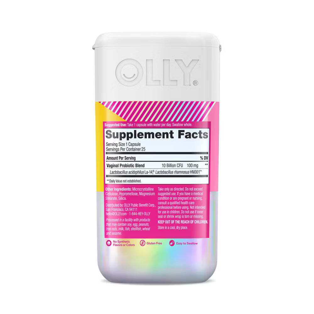 OLLY Happy Hoo-Ha Probiotic Capsules for Women - 25ct