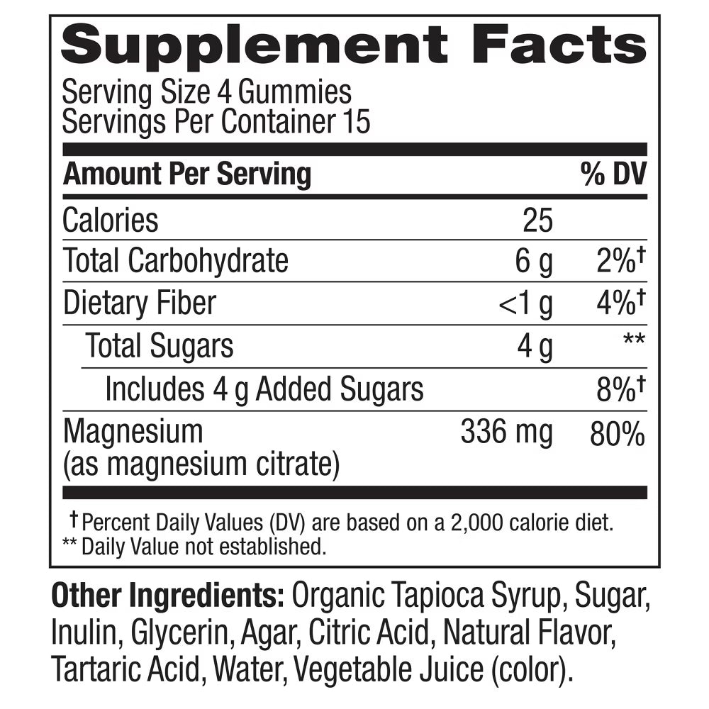 OLLY Magnesium Gummies - 60ct