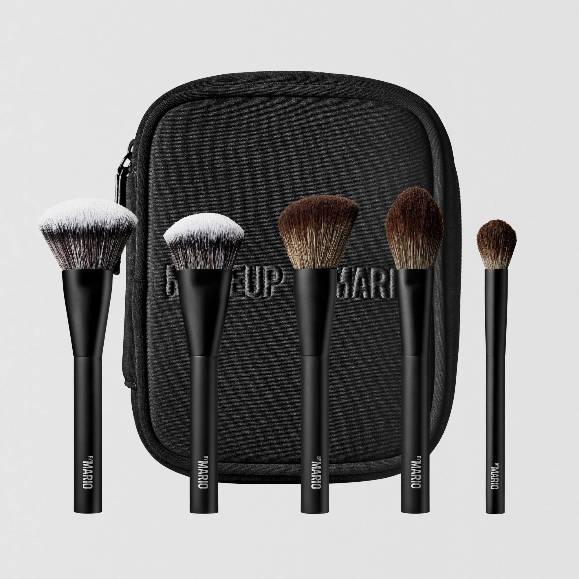 Mario's Essential Brush Kit - 5 Piece Travel Set - Makeup by Mario