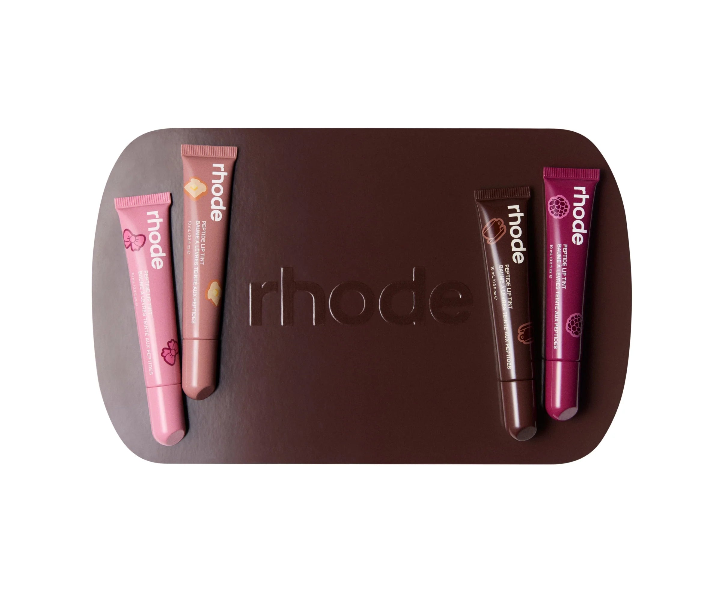 The scented peptide lip tint set- Rhode