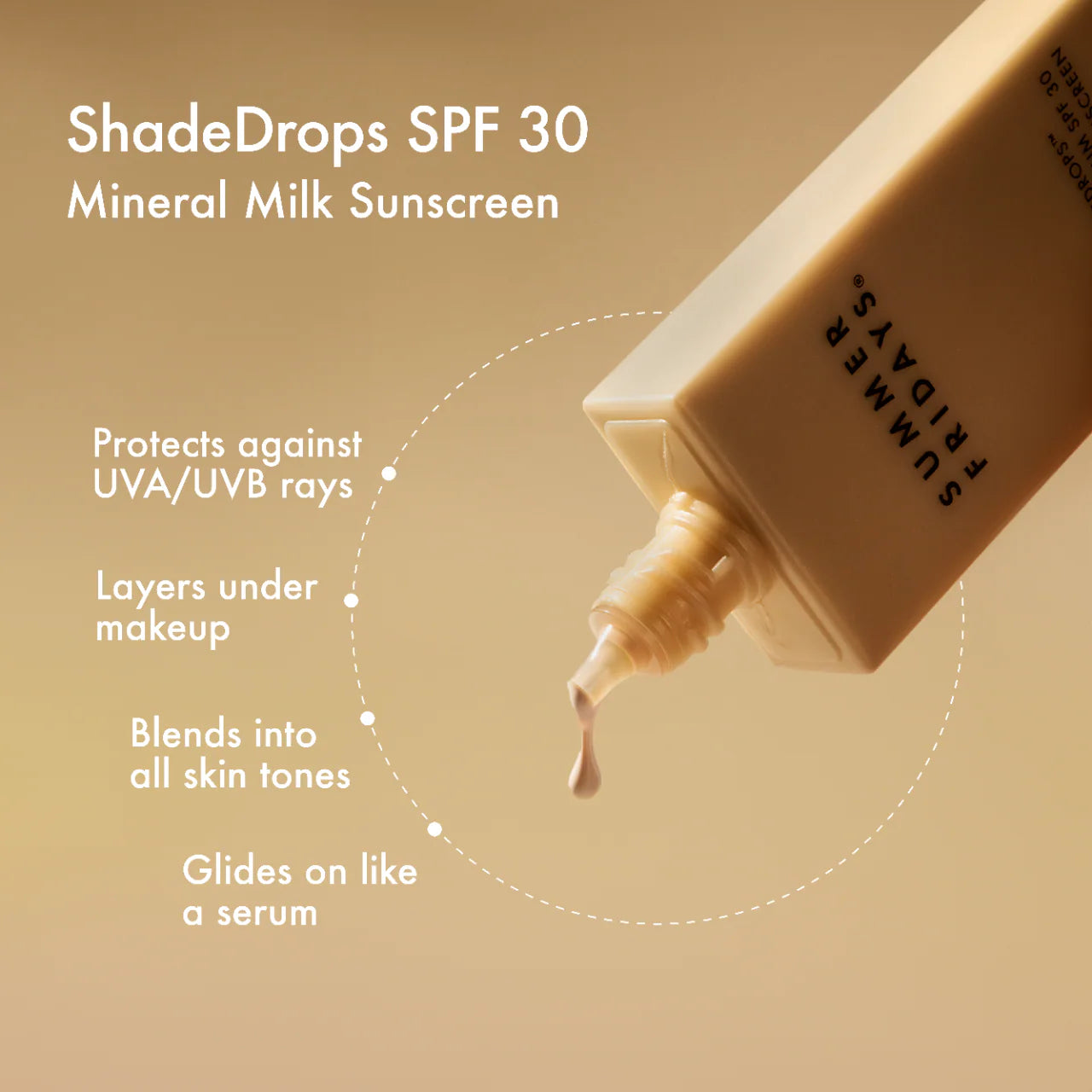 ShadeDrops Mineral Milk Sunscreen SPF 30-Summer Fridays