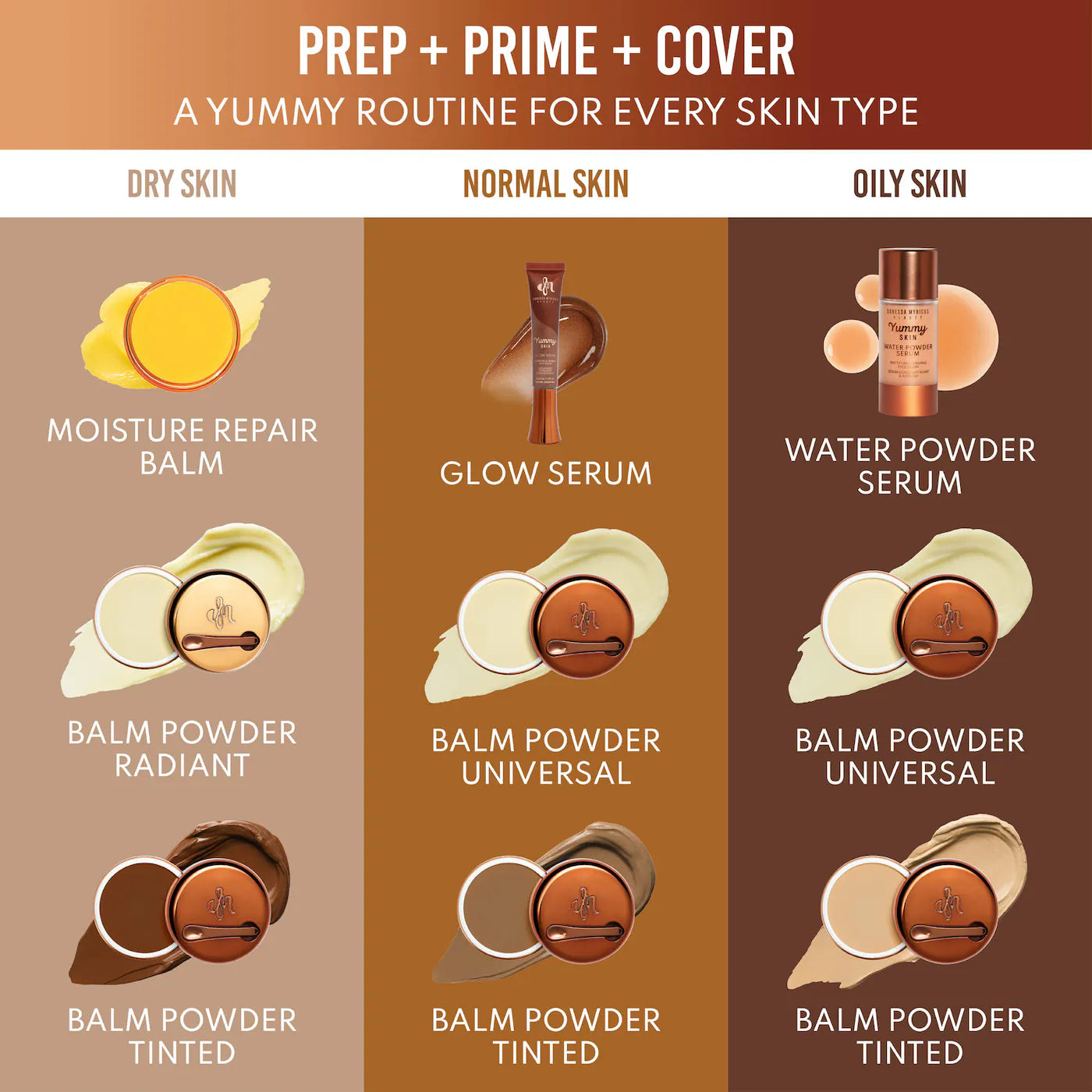 Yummy Skin Blurring Balm Powder - Tinted Primer & Foundation - Danessa Myricks Beauty