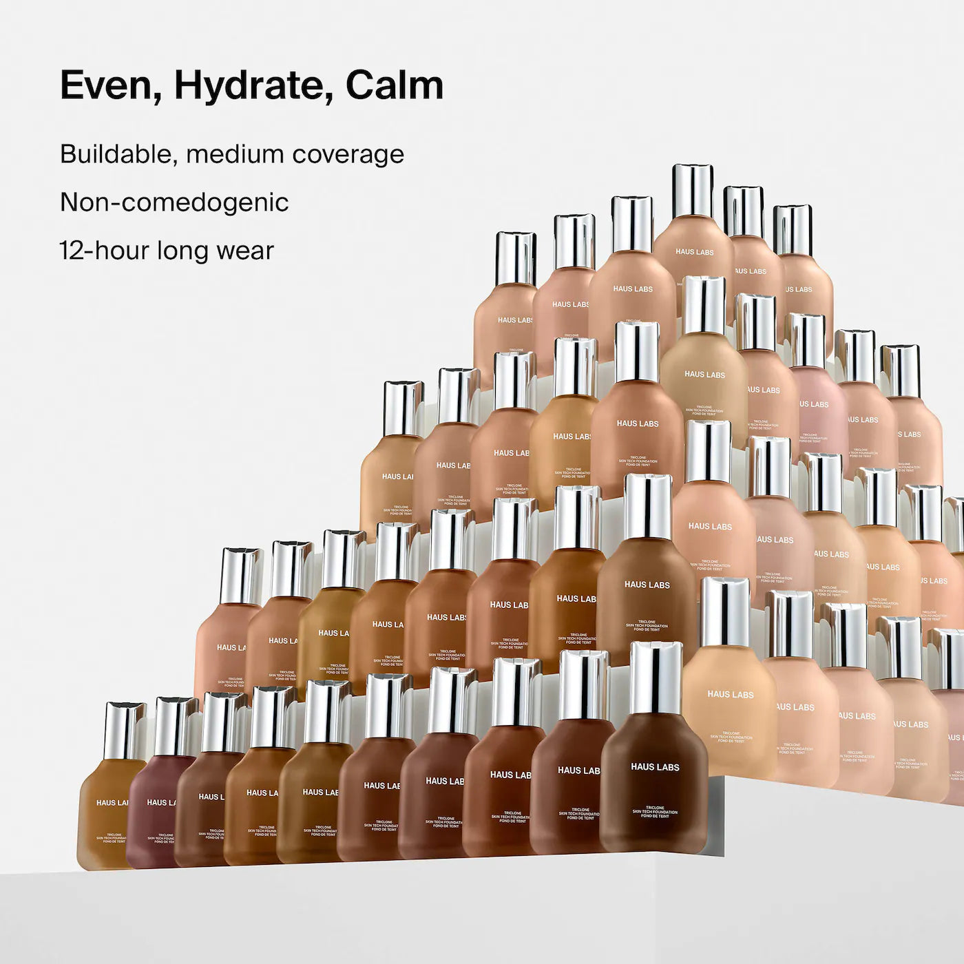 Triclone Skin Tech Medium Coverage Foundation with Fermented Arnica - Haus Labs by Lady Gaga