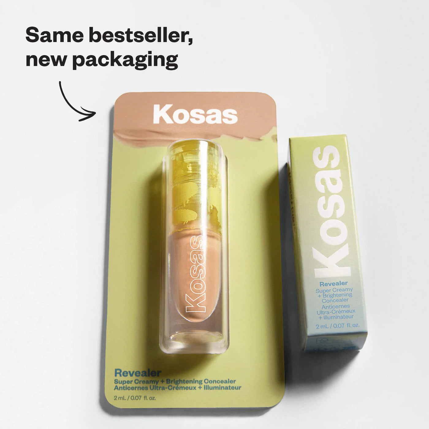 Revealer Super Creamy + Brightening Concealer with Caffeine and Hyaluronic Acid-Kosas