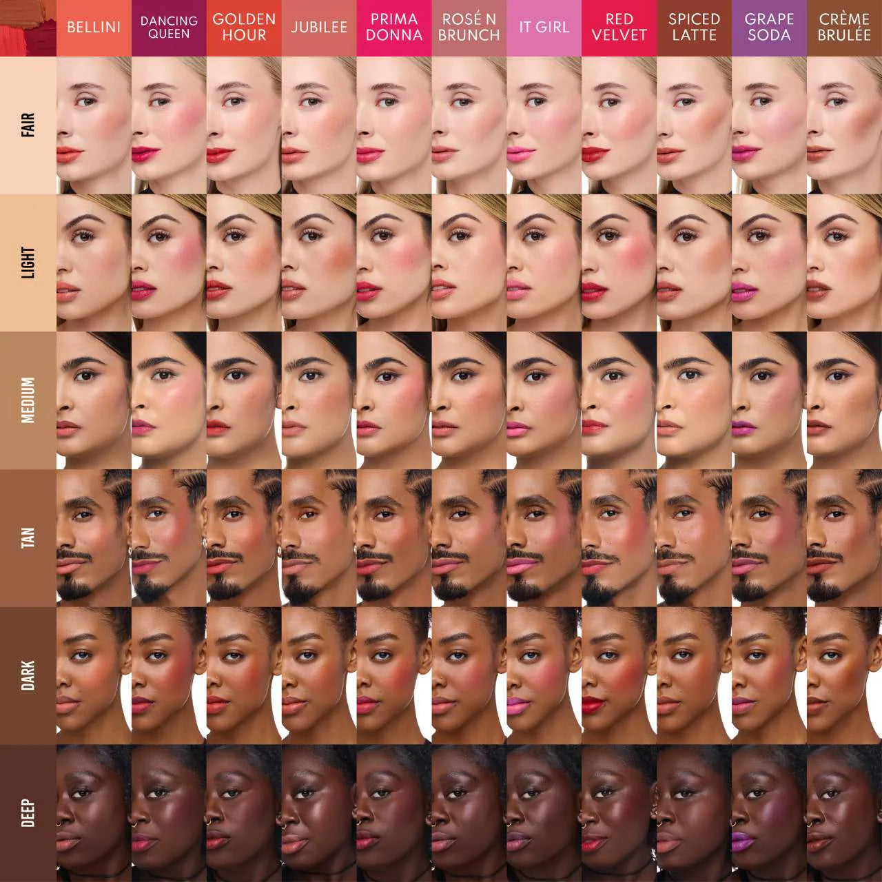 Yummy Skin Blurring Balm Powder Flushed - Matte Color for Cheek & Lip - Danessa Myricks Beauty