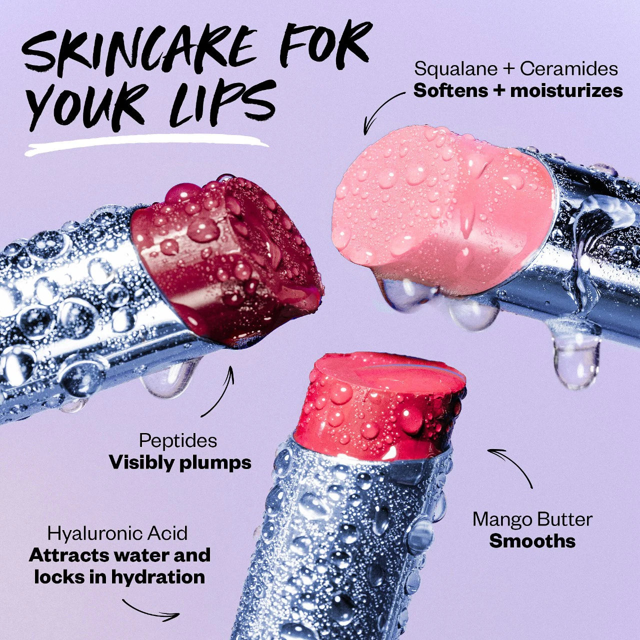 Wet Stick Moisturizing Shiny Sheer Lipstick with Ceramides-Kosas