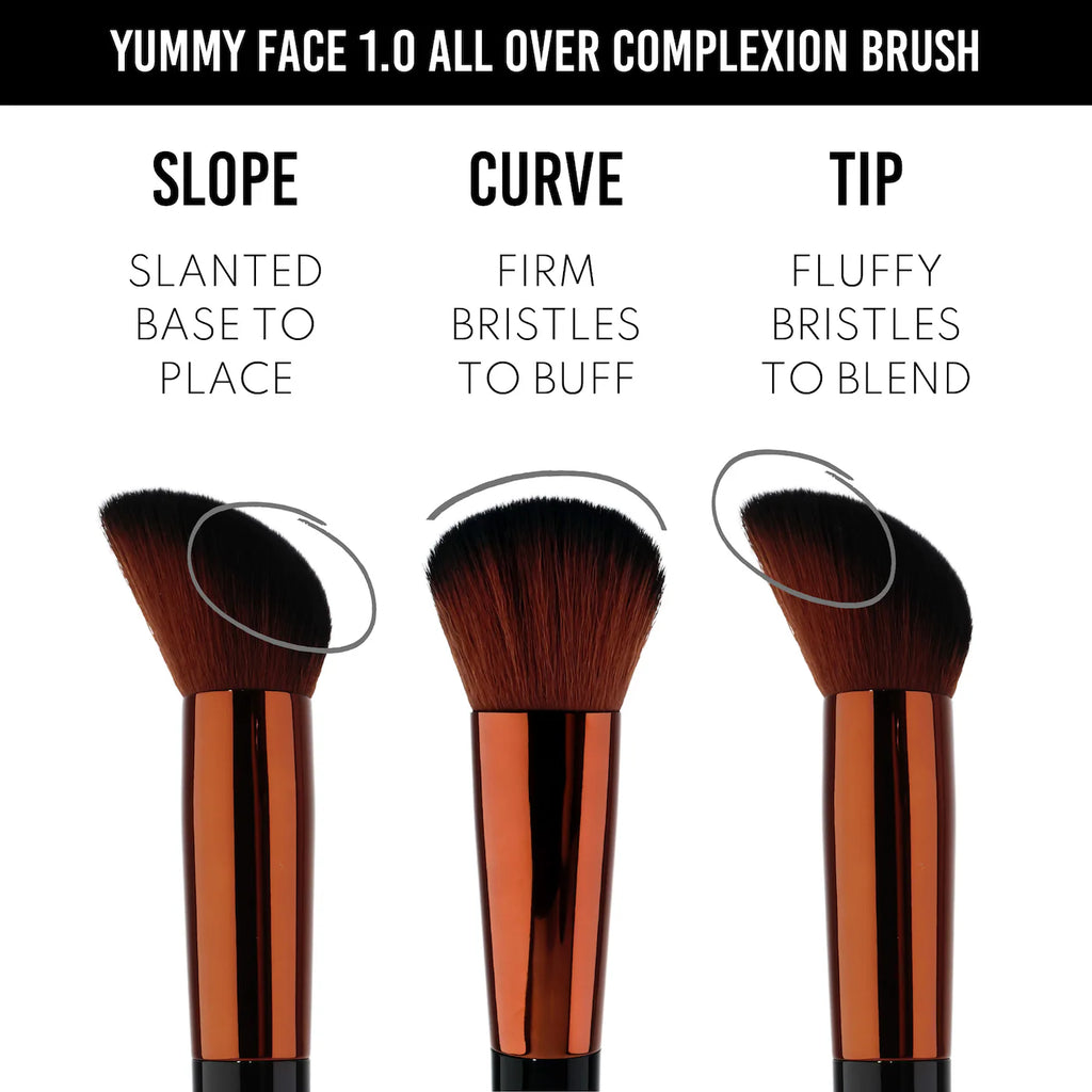 Yummy Face 1.0 All Over Complexion Brush - For Foundation, Blush, Bronzer & Powder-Danessa Myricks Beauty