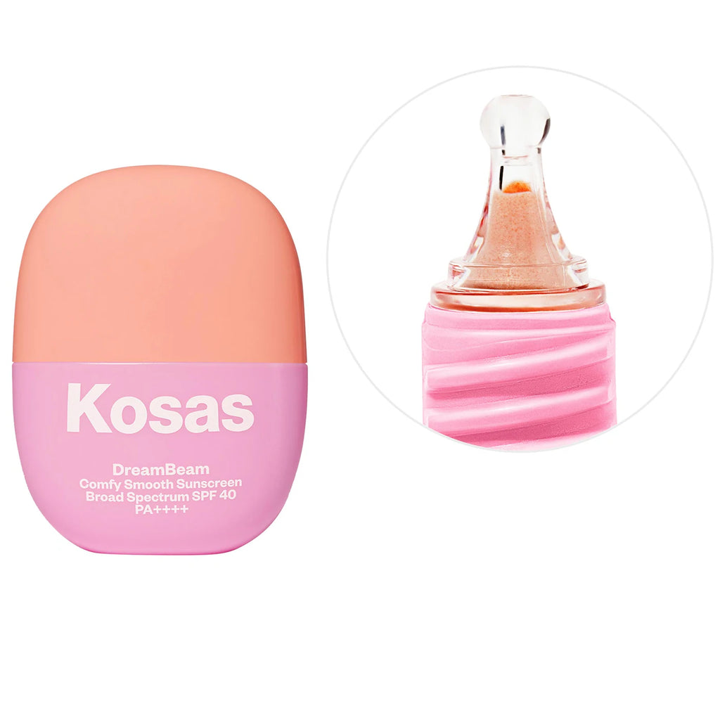 Mini DreamBeam Silicone-Free Mineral Sunscreen SPF 40 with Ceramides and Peptides-Kosas