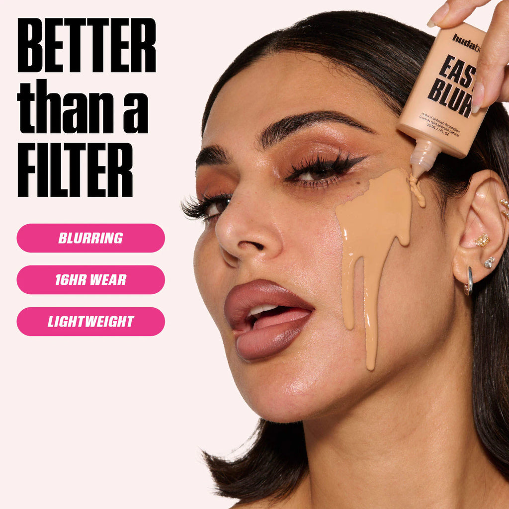 Easy Blur Natural Airbrush Foundation with Niacinamide-Huda Beauty