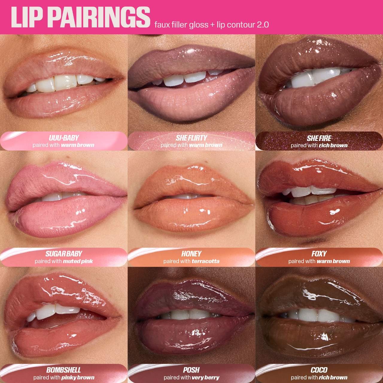 Faux Filler Shiny Non-Sticky Lip Gloss-Huda Beauty