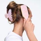 Mini Boar Bristle Smoothing Hair Brush in Pink Sugar-Emi Jay