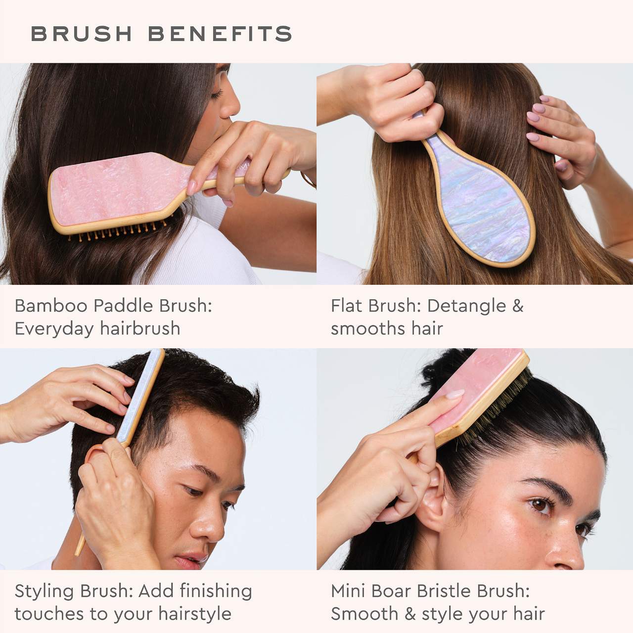 Styling Hair Brush in Blue Sugar-Emi Jay