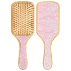 Bamboo Paddle Hair Brush in Pink Sugar-Emi Jay