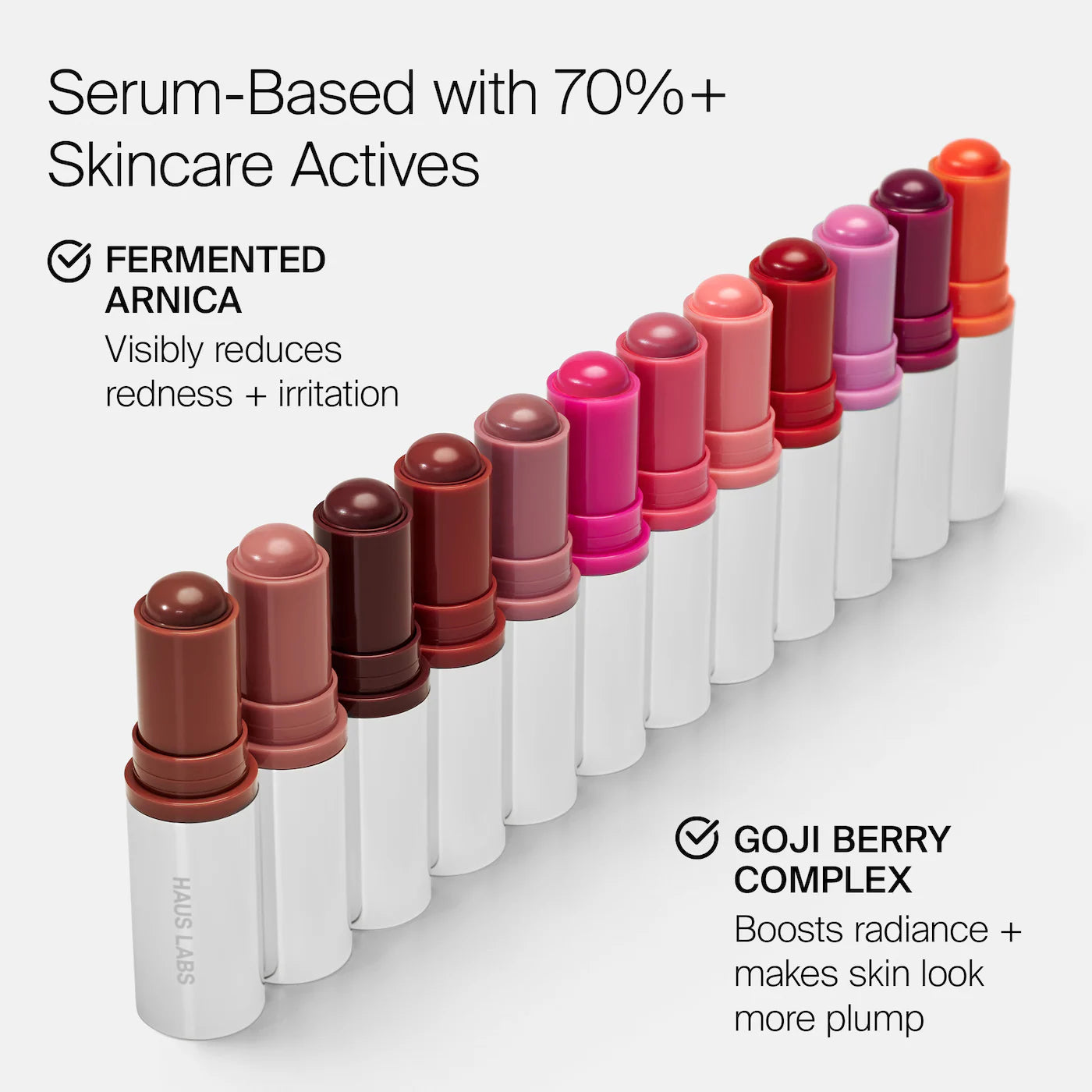 Color Fuse Longwear Hydrating Glassy Lip + Cheek Blush Balm Stick - Haus Labs by Lady Gaga