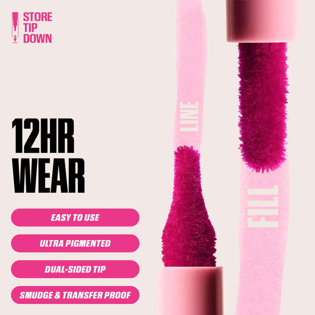 Lip Contour Lip Stain for 12-Hour Wear-Huda Beauty