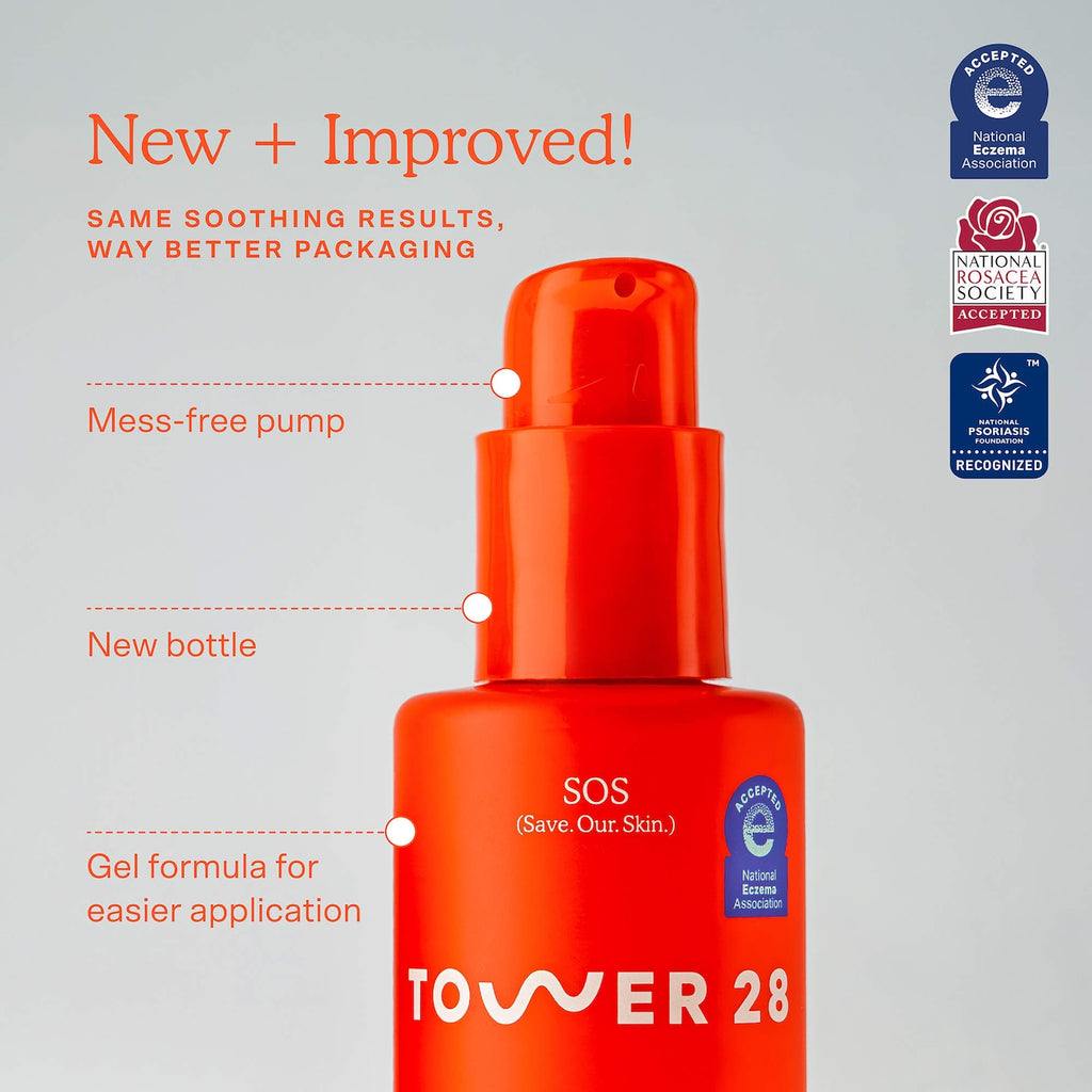 SOS Intensive Redness Relief Serum with Hypochlorous Acid-Tower 28