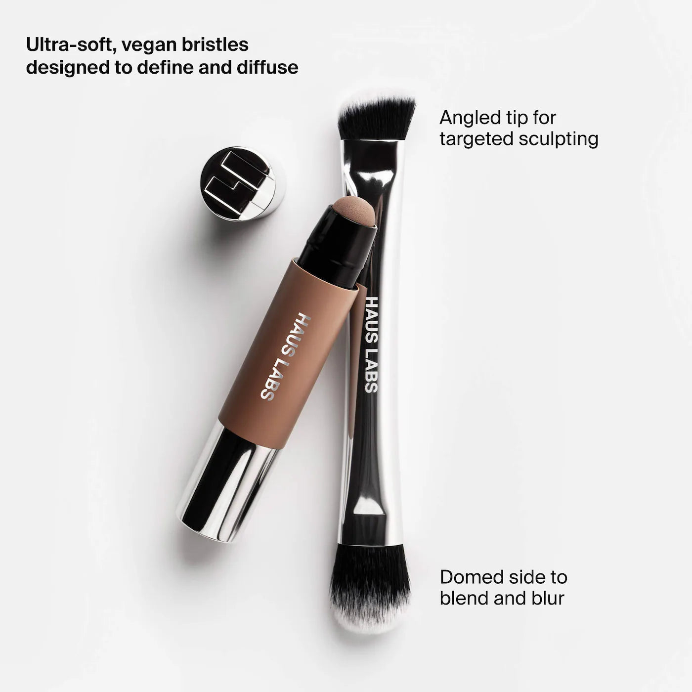 Dual-Ended Precision Sculpting Brush - Haus Labs by Lady Gaga