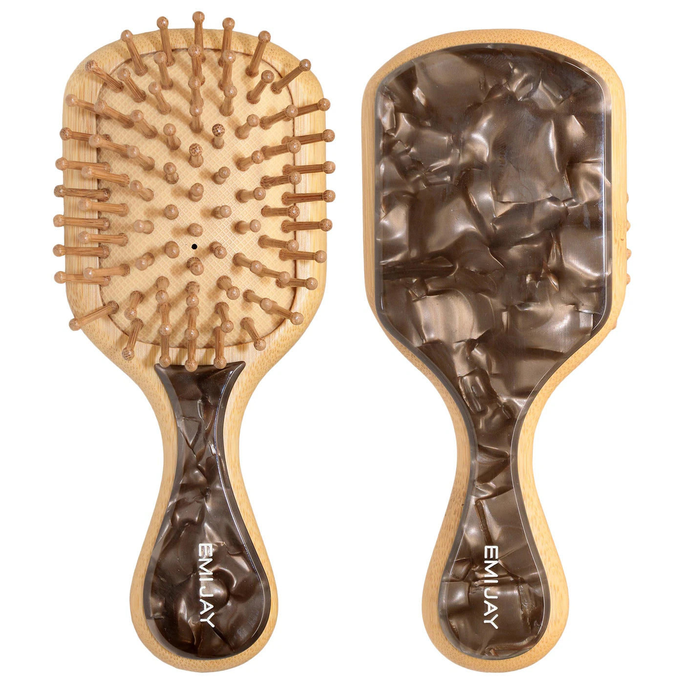 Mini Paddle Hair Brush in Toasted Sugar-Emi Jay