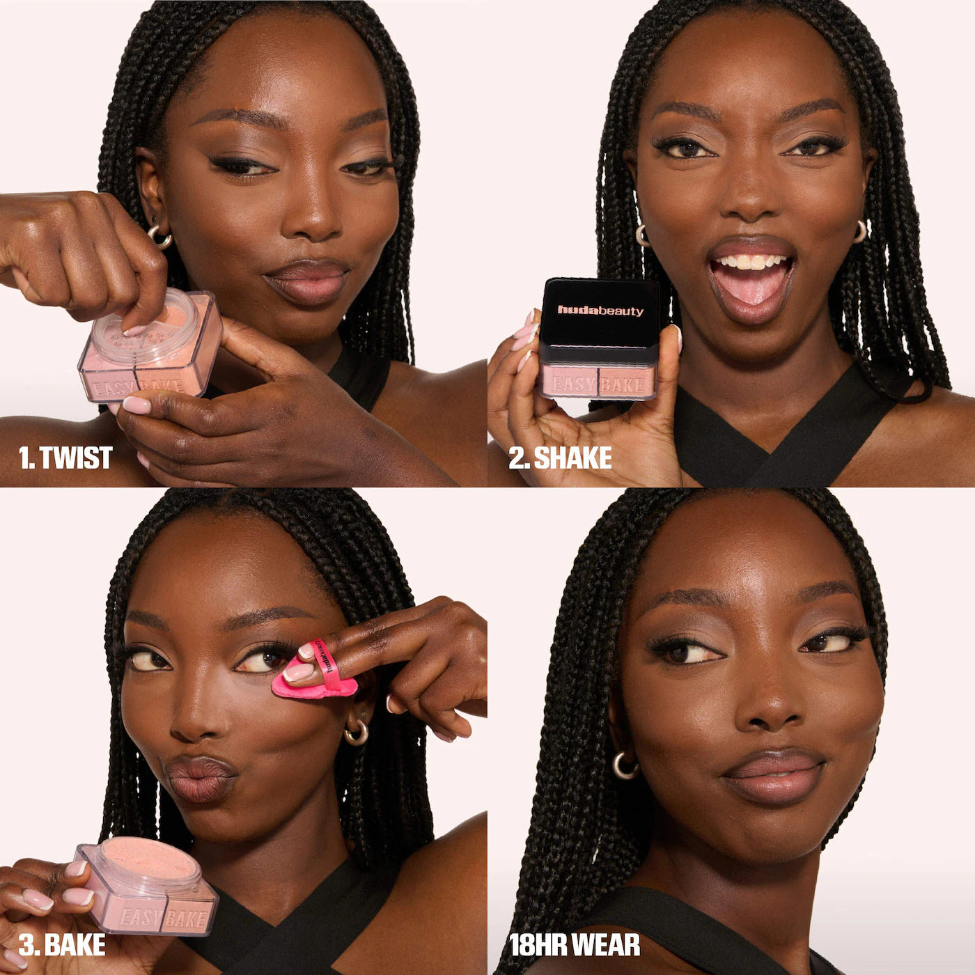 Easy Bake Loose Powder Brightening + Correcting Duo-Huda Beauty