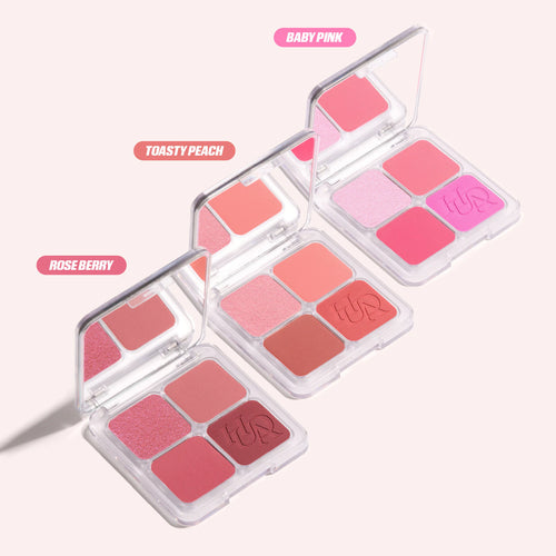 Blush Filter Blurring Blushlighters Palette-Huda Beauty