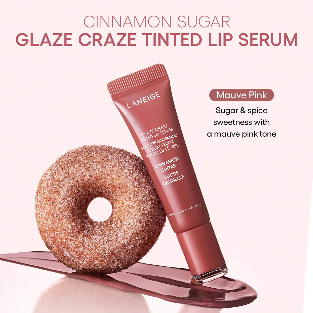 Glaze Craze Donut Delight Hydrating Tinted Lip Serum Duo-Laneige