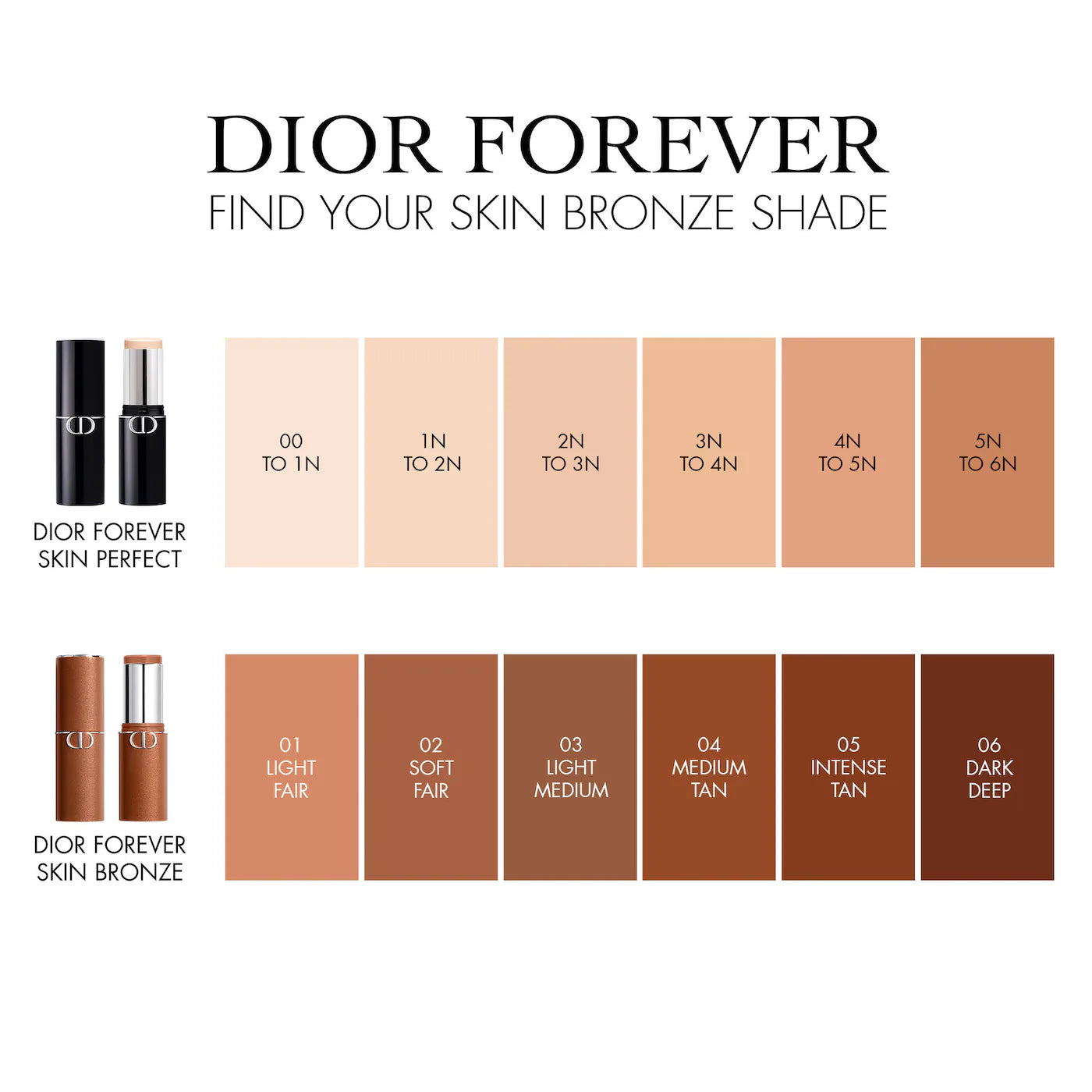 Forever Skin Bronze Bronzing Balm Stick – Natural Skin Finish- Dior