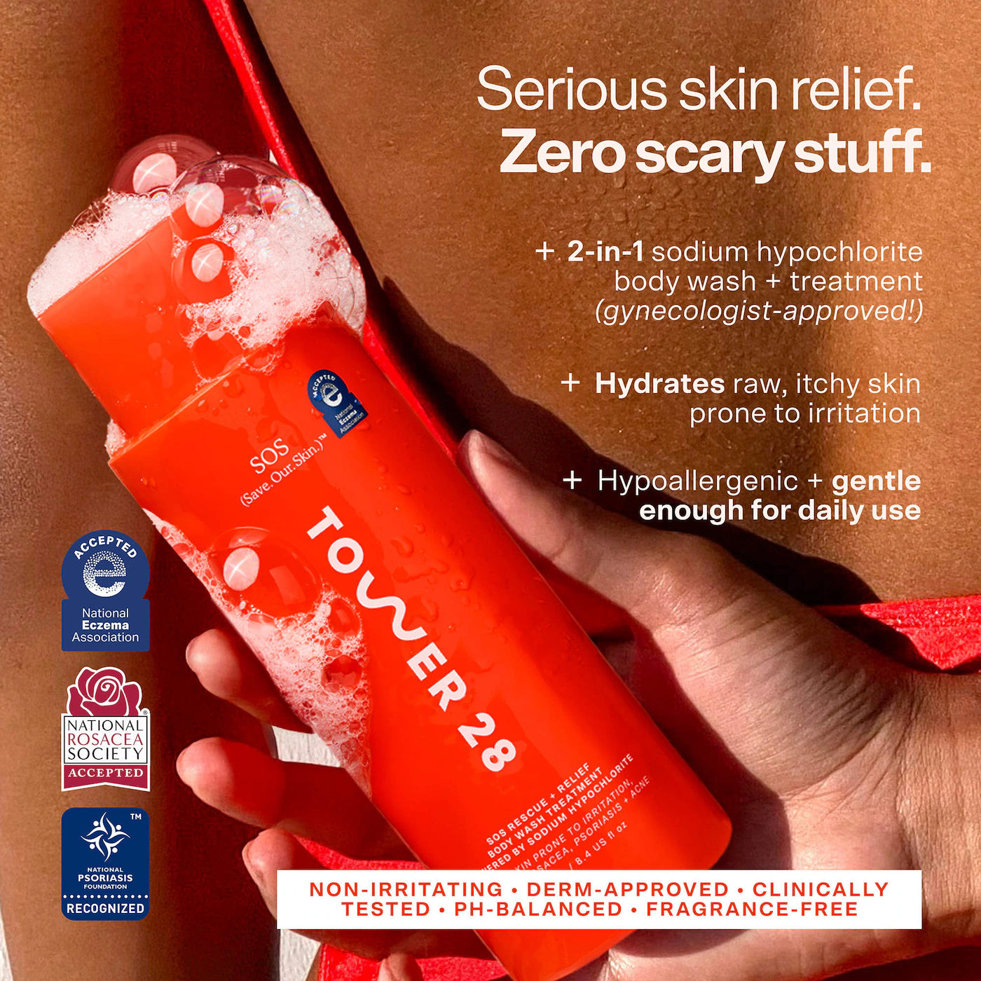 SOS Rescue + Relief Body Wash Treatment-Tower 28