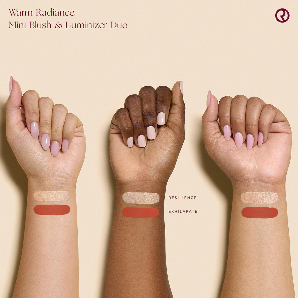 Mini Warm Radiance Blush & Luminizer Duo-Rare Beauty by Selena Gomez